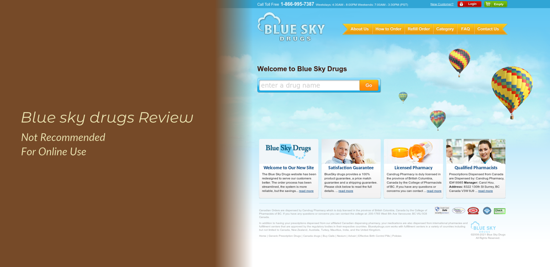 Blue Sky Drugs Review Not For Online Use Dr. Ariano And