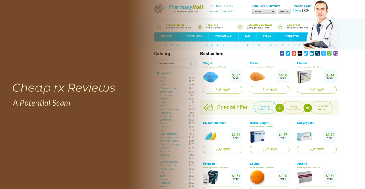 Cheap Rx Reviews - A Potential Scam | Dr. Ariano And Dr. Gray ...